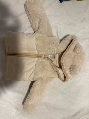 Carter's Cream Faux Fur Baby Jacket